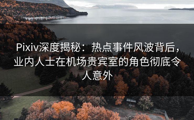 Pixiv深度揭秘：热点事件风波背后，业内人士在机场贵宾室的角色彻底令人意外